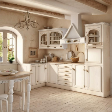 Кухня из крашеного МДФ К996 (Стиль прованс) Кухня из крашеного МДФ К996 (Стиль прованс)