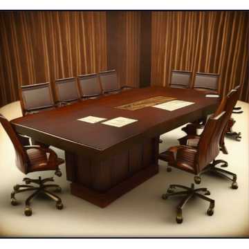 Стол для руководителя OF86 (Коричневый, современный стиль)